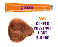 LAKME GLOSS 8/64 Copper Chestnut Light Blonde, 60мл