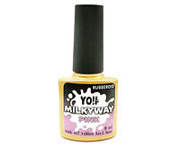 YO NAILS RubberOid Milkyway PINK Soak Off Hard Base Каучукова база рожева, 8 мл