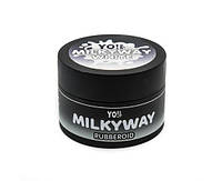 YO NAILS RubberOid Milkyway WHITE Soak Off Hard Base Каучуковва база молочна, 30 мл