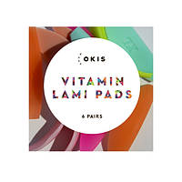 OKIS BROW Vitamin Lami Pads 6 pair Набір валиків для ламінування, 6 шт