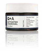 Q+A Activated Charcoal Face Mask Маска для обличчя "детокс" з активованим вугіллям, 50 г