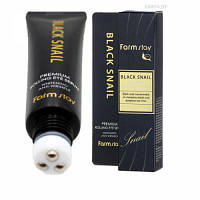 FARM STAY Black Snail Deep Premium Rolling Eye Serum Сироватка для повік з муцином чорного равлика, 25 мл