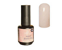 NailApex OPAL French Base Gel №10 Молочно-рожева з мілким золотим гліттером, 15 мл