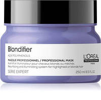 L'OREAL Blondifier Відновлююча маска-сяйво для волосся пофарбованого у відтінки блонд, 250 мл