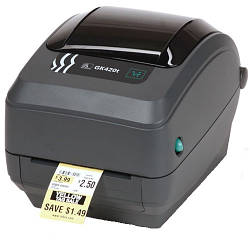 Настільний принтер друку штрих-кодів Zebra GK420t USB RS-232 Ethernet