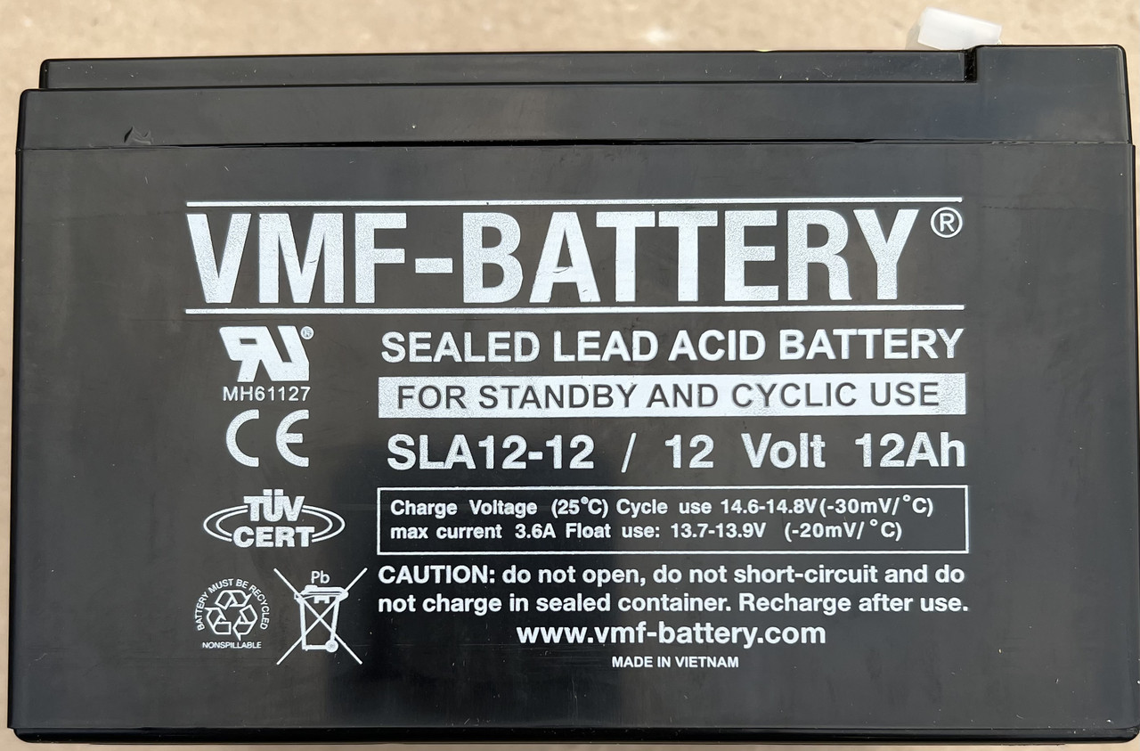 Акумулятор олив'яно-кислотний VMF 12 V 12 Ah, фото 1