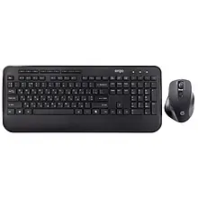 Комплект клавіатура та миша Ergo KM-710 Black (WL класичний)