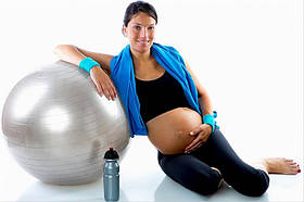 М'яч для фітнесу (фітбол для вагітних, для новонароджених, для занять із немовлятами) 75 см Profit Ball Сірий