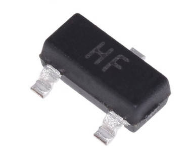 Транзистор біполярний 2SC1815 C1815 SOT-23 0.15A 50V NPN, фото 1