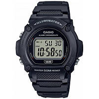 Часы наручные Casio W-219H-1A спортивные illuminator