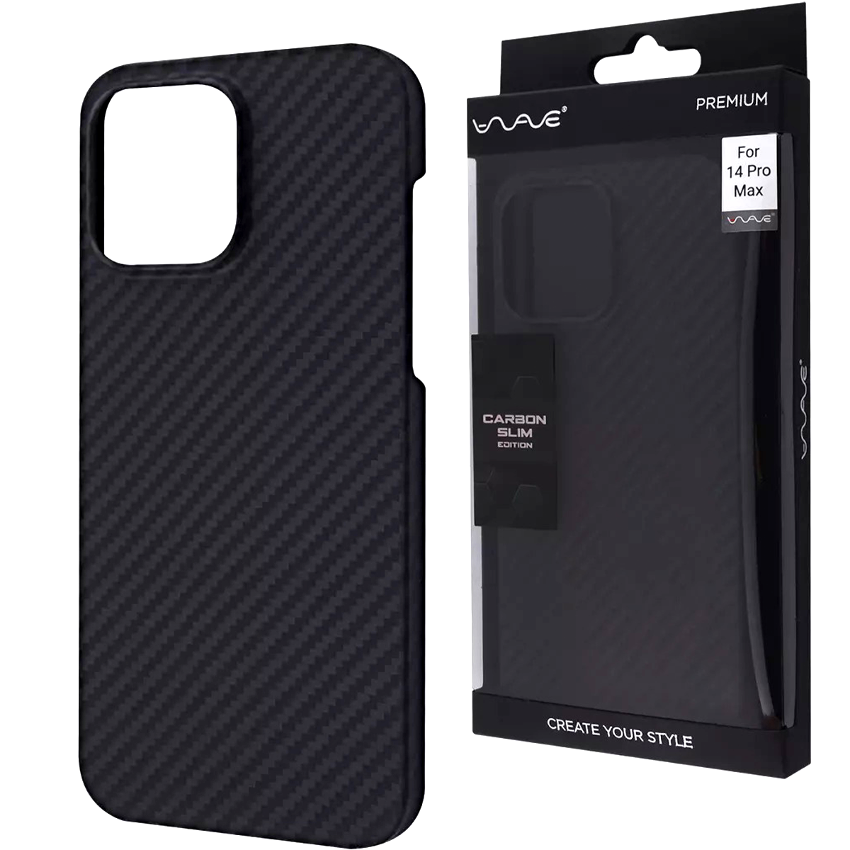 Ультратонкий чехол карбоновый WAVE Premium Carbon Slim with MagSafe ...