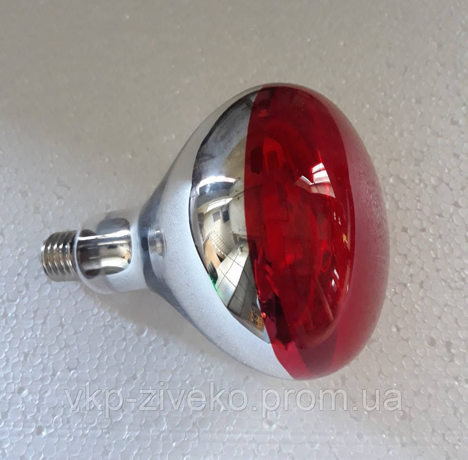 Лампа інфрачервона Lux Light IR R125  червона 150 Вт