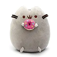 Мягкая игрушка Пушин с пончиком Pusheen 25 см