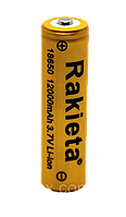 Аккумулятор литиевый Li-Ion 18650 Rakieta 3.7V 2000 mAh защищен