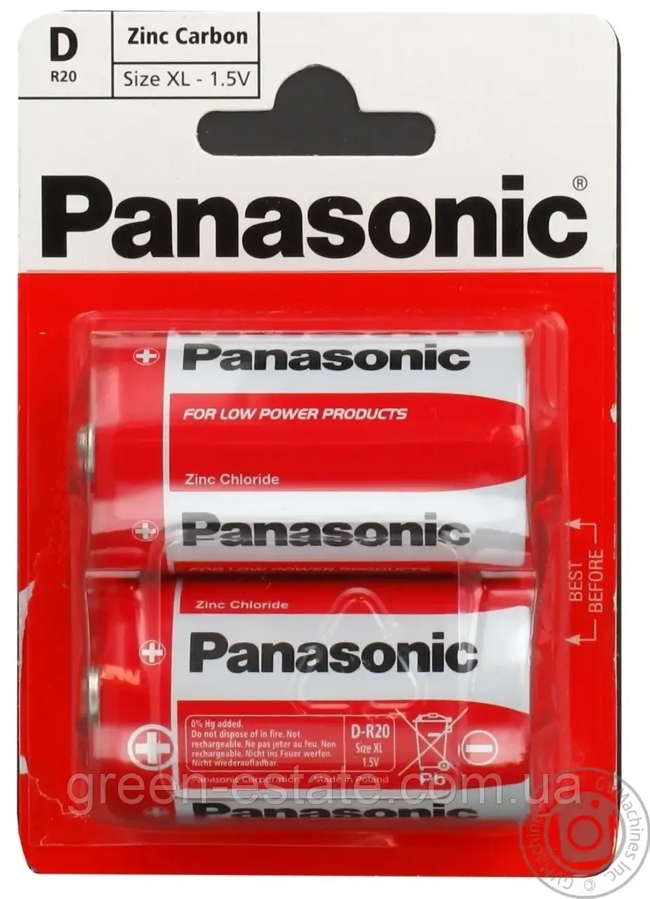 Батарейки Panasonic R20
