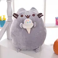 Мягкая игрушка Пушин с мороженным Pusheen 25 см