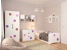 Дитяча кімната з ЛДСП та МДФ MDF FLY Квіти Viorina-Deko