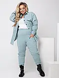 Жіночий вельветовий костюм батал новинка 2023, фото 9