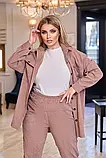 Жіночий вельветовий костюм батал новинка 2023, фото 5