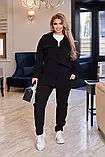 Жіночий вельветовий костюм батал новинка 2023, фото 4