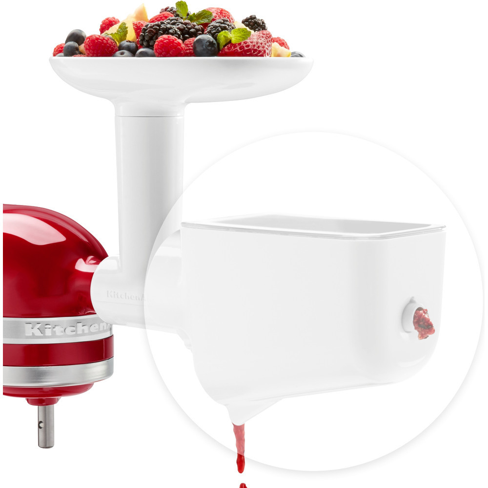 Насадка-сито для перетирки овощей и фруктов KitchenAid (к модели 5KSMFGA) белая 5KSMFVSP - фото 5 - id-p1739492706