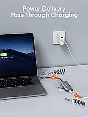 Концентратор USB C 4K 60 Гц, CableCreation Багатопортовий адаптер для док-станції USB-C 5-в-1 для MacBook з HDM, фото 2