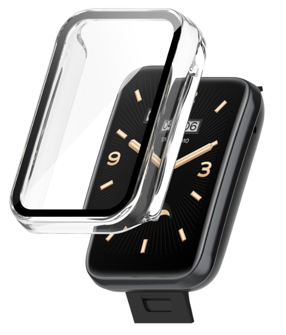 Чохол-накладка DK Пластик Gloss Glass Full Cover для Xiaomi Mi Band 7 Pro (clear)