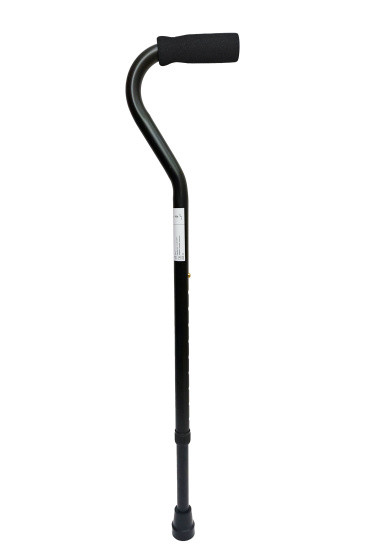 Тростина алюмінієва телескопічна чорна Doctor Life 10100/C/E/BL, фото 1