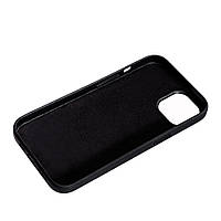 Накладка Leather Case "Magsafe" Apple iPhone 14, Black