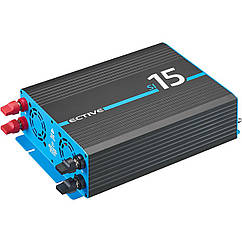 Інвертор із чистою синусоїдою ECTIVE SI 15 1500W/12V Black/Blue (SI 15)