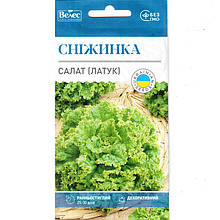Насіння салату раннього «Сніжинка» (2 г) від ТМ "Велес", Україна