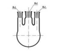 8016/1000мл Колба КГП-3 1000-29/32-14/23-29/32