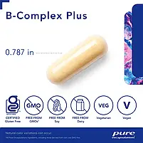 B-Комплекс Плюс, B-Complex Plus, Pure Encapsulations, 120 капсул BX991, фото 3