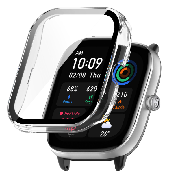 Чохол-накладка DK Пластик Gloss Glass Full Cover для Xiaomi Amazfit GTS 4 mini (clear), фото 1