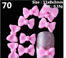 3-D бантики для дизайну (світло-рожевий)