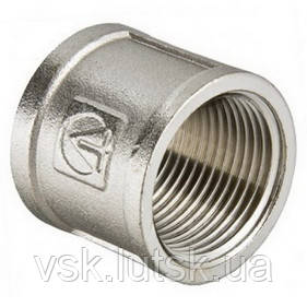 VT.270 Муфта латун. хром.VALTEС 25 (1")