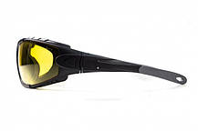Окуляри фотохромні (захисні) Global Vision Shorty Photochromic (yellow) Anti-Fog, фотохромні жовті ***, фото 2