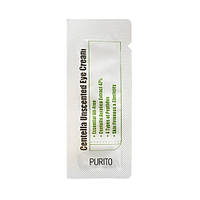 Крем для повік з центелою та пептидами без ефірних масел PURITO Centella Unscented Eye Cream пробник