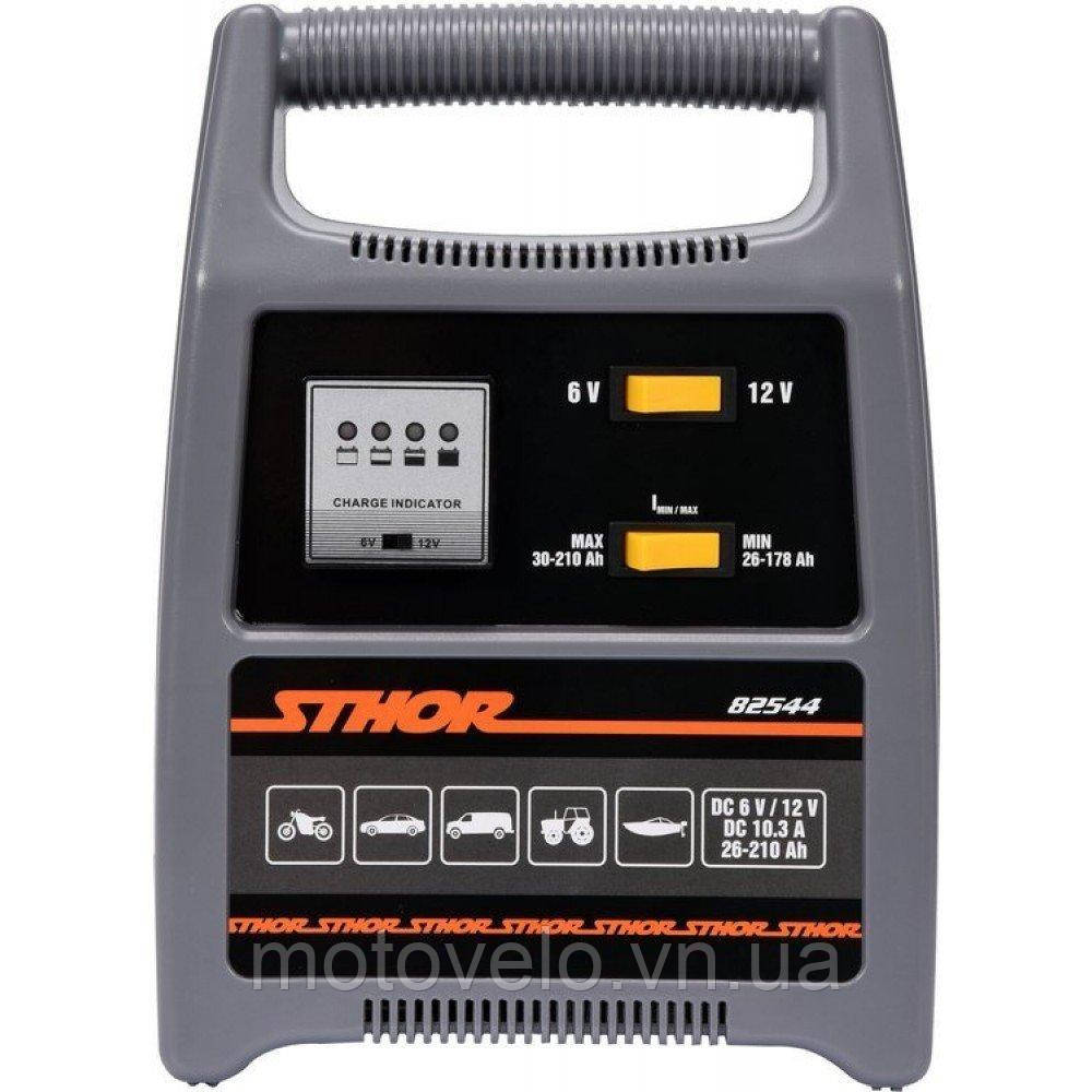 Зарядний пристрій електронний STHOR (6/12 В, 26-210 Ач) 82544