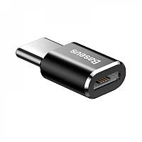 Перехідник Baseus OTG Type-C to MicroUSB Black (CAMOTG-01)