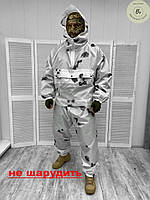 Военный маскировочный костюм Silence Белый / Маскхалат армейский зимний белого цвета (арт. 13102)