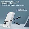 УМБ Promate Bolt-20Pro 20000 mAh USB-C 2xUSB-A White (bolt-20pro.white), фото 4