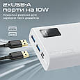 УМБ Promate Bolt-20Pro 20000 mAh USB-C 2xUSB-A White (bolt-20pro.white), фото 5