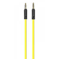 Аудіо кабель HOCO UPA-16 AUX Anti-winding Flat Cable 1m Yellow