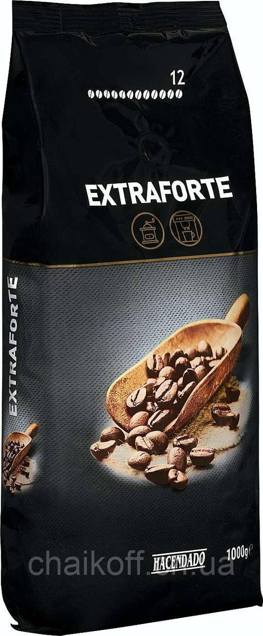 Кава в зернах Hacendado Extra strong coffee beans 1000 г (Іспанія)