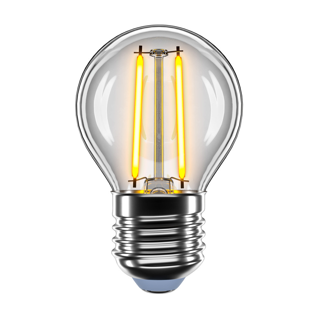 21-41-30 LED-лампа V-FILAMENT-G45, 2W, E27, 2700 K, 200LM Арт.39590 Velmax