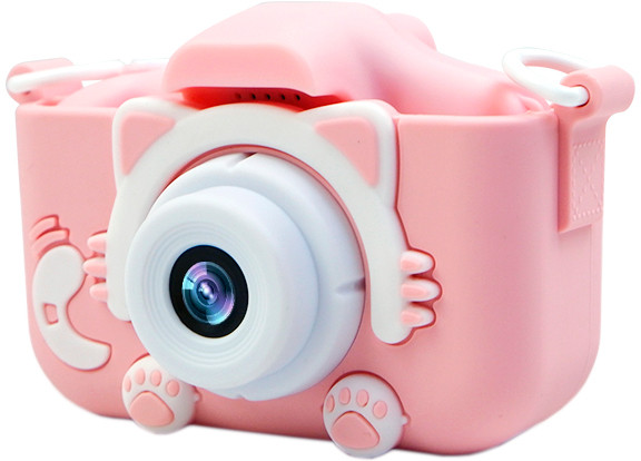Дитячий цифровий фотоапарат Smart kids Kitty Котик фотокамера з 2" екраном із вбудованими іграми