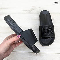 Шльопанці сланці жіночі чорні пінка Dago Style, фото 3