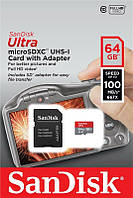 MicroSDXC 64GB SanDisk Class 10 Ultra Light (SDSQUNR-064G-GN3MA)