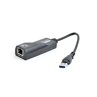 Переходник Gembird NIC-U3-02 Black USB  Fast Ethernet